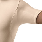 Sweat Proof Hydro-Shield Slim Fit V-Neck // Beige (S)