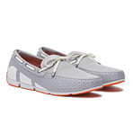 Breeze Lace Loafer // Gray + White + Orange (US: 9)