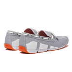 Breeze Lace Loafer // Gray + White + Orange (US: 9)