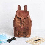 Large Leather Backpack