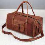 Leather Duffel Bag (18")