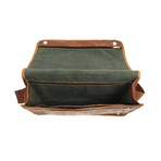 Leather Messenger Bag (Medium)