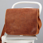 Leather Messenger Bag (Medium)