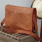 Leather Messenger Bag (Medium)