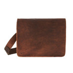 Leather Messenger Bag (Medium)