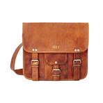 Midi Leather Satchel