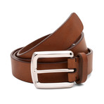 Leather Belt // Brown // 100 cm // 40" Waist (100 cm // 40" Waist)