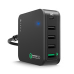 40W 5-Port USB Desktop Charger // QC 2.0 & USB-C