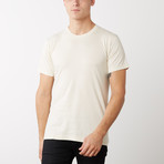 Organic Cotton Semi-Fitted Crew Neck T-Shirt // Sand (XL)