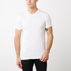 Organic Cotton Semi-Fitted Crew Neck T-Shirt // White (S)