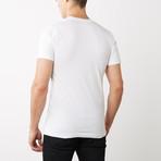 Organic Cotton Semi-Fitted Crew Neck T-Shirt // White (S)