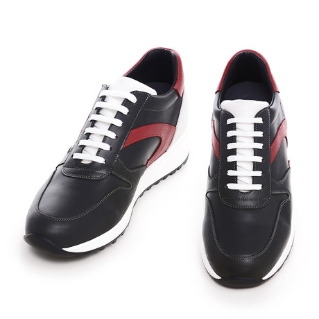 Fort Worth Low-Top Sneaker // Black + Red (US: 7)