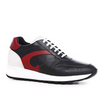 Fort Worth Low-Top Sneaker // Black + Red (US: 10.5)