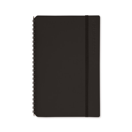 Large Ruled Simple Notepad // Black // Set of 2