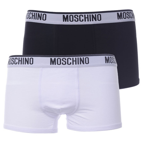 Moschino // Boxers // Pack of 2 // Black + White (S)