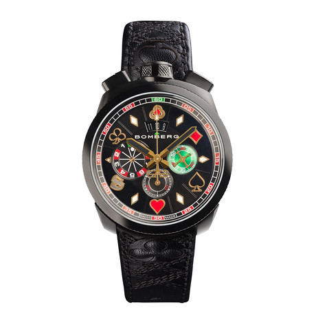 Bomberg Gambler Macao Limited Edition Chronograph Quartz // BS45CHPBA.033.3