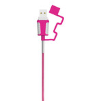 8 Pin Braided Cable + Rubberized Tips (Black)