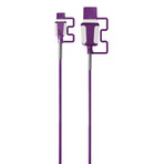 8 Pin Braided Cable + Rubberized Tips (Black)