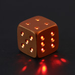Luma Dice // LED Powered Light Cube // Set of 2 (Light Blue)