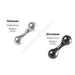 Knucklebone Dexterity Toy // Titanium