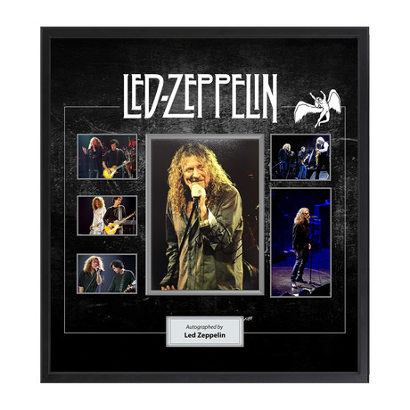 Framed Autographed Collage // Led Zeppelin // Collage I
