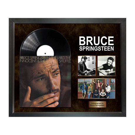 Framed Autographed Collage // Bruce Springsteen