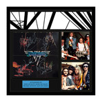 Framed Autographed Album Collage // Van Halen // "Van Halen"