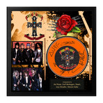 Framed + Autographed Drumhead Collage // Guns N' Roses