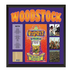 Framed Autographed Poster Collage // Woodstock