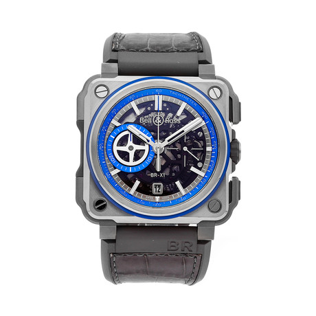 Bell & Ross Hyperstellar Chronograph Automatic // BRX1-AL-TI-BLU // Pre-Owned