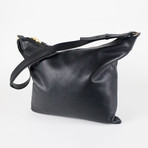 Tom Ford // Pebbled Leather Shoulder Bag + Adjustable Strap // Black
