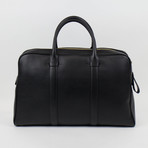 Buckley Trapeze Pebbled Leather Briefcase // Large // Black