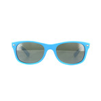 New Wayfarer Sunglasses // Light Blue + Grey