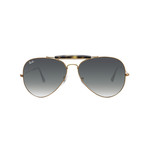 Outdoorsman II Sunglasses // Bronze Copper + Grey Gradient