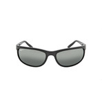 Ray-Ban® Predator 2 Sunglasses // Shiny Black + Grey // Polarized