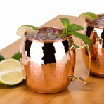 Hammered Solid Copper Moscow Mule Mug