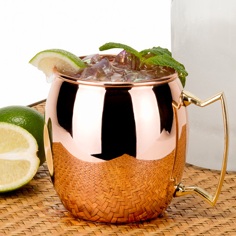 Solid Copper Moscow Mule Mug