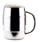 Jumbo KeepKool 33.8 Oz. Double Walled Stainless Steel Beer Mugs // Set of 4