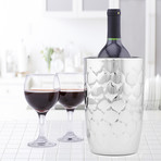 Avante // Embossed Stainless Steel Double Walled Wine Cooler