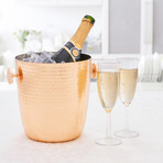 Aura // Hammered Copper Champagne Bucket // 5 Qt.