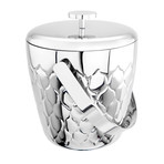 Avante // Embossed Stainless Steel Double Walled Ice Bucket // 3.5 Qt.