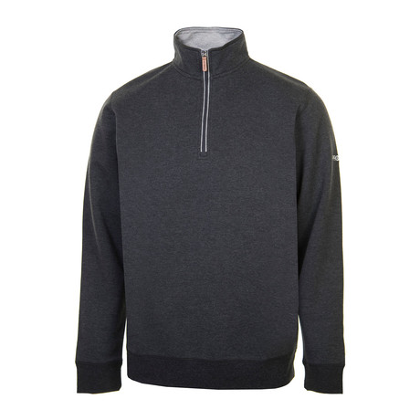 Mistral 1/4 Zip Pullover // Charcoal (S)