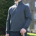 Mistral 1/4 Zip Pullover // Charcoal (S)