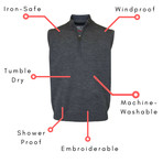 Merino slipover Vest // Grey (S)