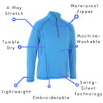 ProLite Thermal Fleece // Cyan (S)