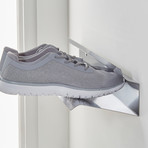 Horizontal Shoe Rack // Silver