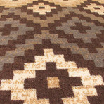 Athina // Beige + Dark Brown