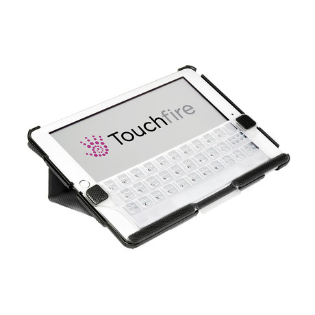 Touchfire // Ultimate iPad Case with Keyboard + Sound Booster // Black (iPad Mini 1, 2, 3)