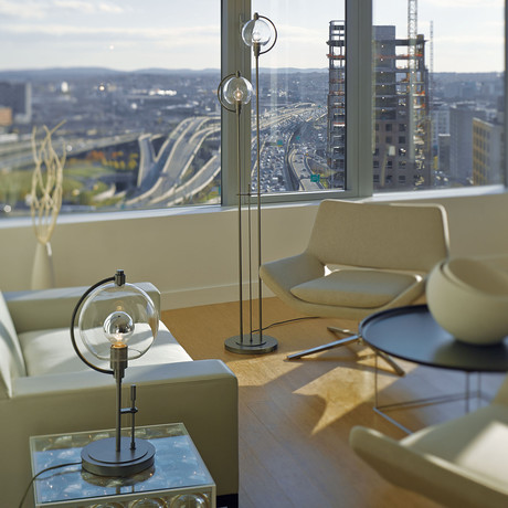 Pluto Floor Lamp (Opal Glass)