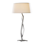Facet Table Lamp (Terra Suede Shade)